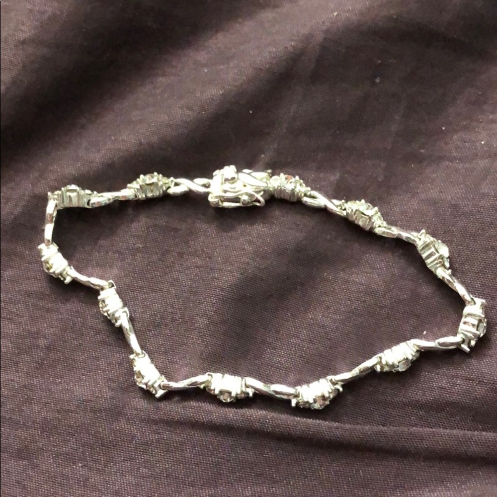 CZ tennis bracelet